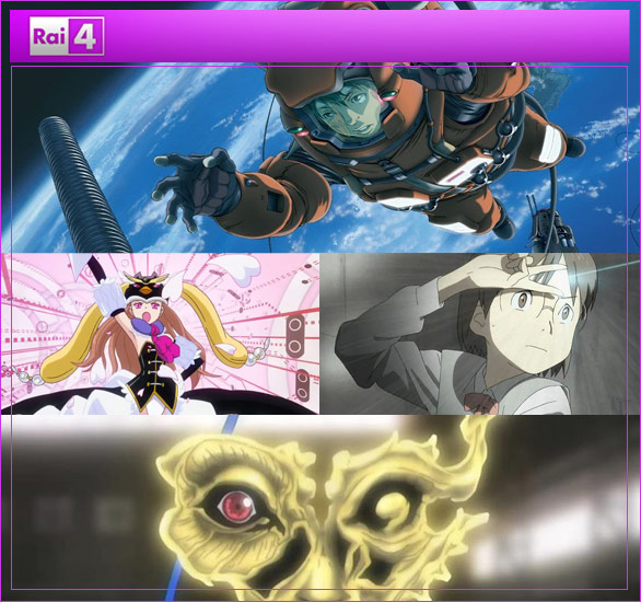 Planetes e Mawaru Penguindrum, da questa sera in prima visione su Rai 4