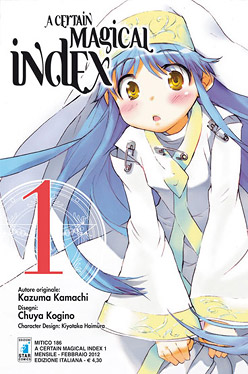 A Certain Magical Index volume 1 Star Comics al prezzo lancio di 1.90 euro