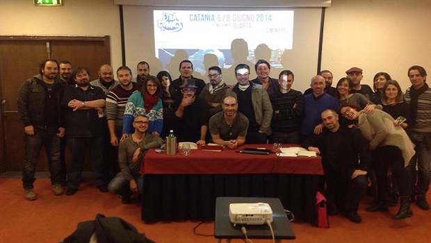 Lo staff dell'Etna Comics